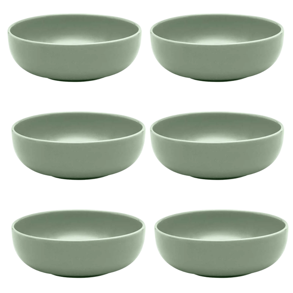 Jogo de 6 Tigelas Flat 600 Ml Matcha